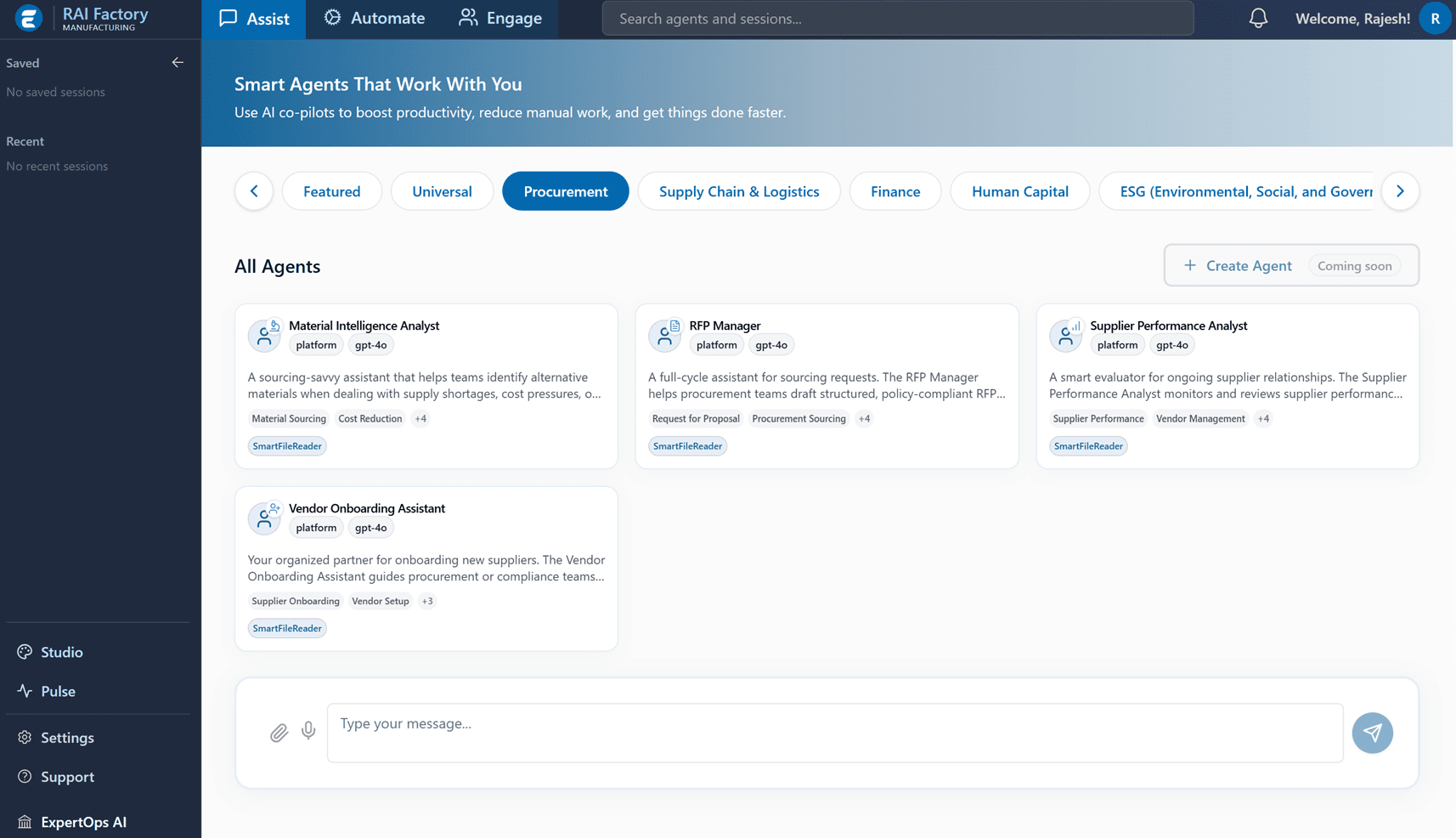 RAI Factory Platform
